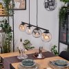 Gastor Pendellampa, kullampa, Pendelbelysning Amber, Klart, Rökfärger, 4-ljuskällor