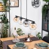 Gastor Pendellampa, kullampa, Pendelbelysning Amber, Klart, Rökfärger, 4-ljuskällor