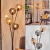 Koyoto kullampa, Golvlampa Amber, Klart, Rökfärger, 5-ljuskällor