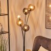 Koyoto kullampa, Golvlampa Amber, Klart, Rökfärger, 5-ljuskällor