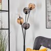 Koyoto kullampa, Golvlampa Amber, Klart, Rökfärger, 5-ljuskällor