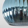 Koyoto Taklampa, kullampa 40 cm Brun, träoptik, Svart, 3-ljuskällor