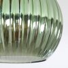 Koyoto Taklampa, kullampa 40 cm Brun, träoptik, Svart, 3-ljuskällor