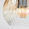 Ripoll Taklampa, kullampa Brun, träoptik, Svart, 3-ljuskällor