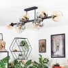 Koyoto Taklampa, kullampa Amber, Klart, Rökfärger, 10-ljuskällor