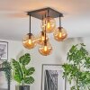 Gastor Taklampa, kullampa Amber, 5-ljuskällor
