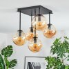 Gastor Taklampa, kullampa Amber, 5-ljuskällor