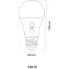 Globo E27 9 Watt dagsljusvit 830 Lumen