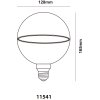 Globo E27 4 Watt varmvit 100 Lumen