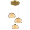 Globo Avila Pendellampa LED Guld, 1-ljuskällor, Fjärrkontroll