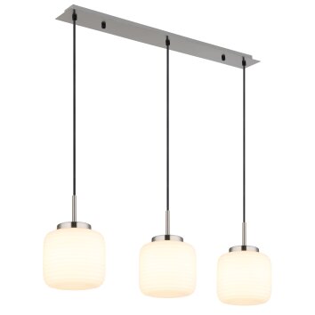 Globo Kladora Pendellampa Nickel matt, 3-ljuskällor