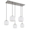 Globo Kladora Pendellampa Nickel matt, 5-ljuskällor