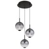 Globo Lacy Pendellampa LED Svart, 1-ljuskällor