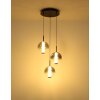 Globo Lacy Pendellampa LED Svart, 1-ljuskällor