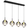 Globo Lacy Pendellampa LED Svart, 1-ljuskällor