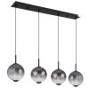 Globo Lacy Pendellampa LED Svart, 1-ljuskällor