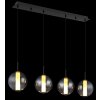 Globo Lacy Pendellampa LED Svart, 1-ljuskällor