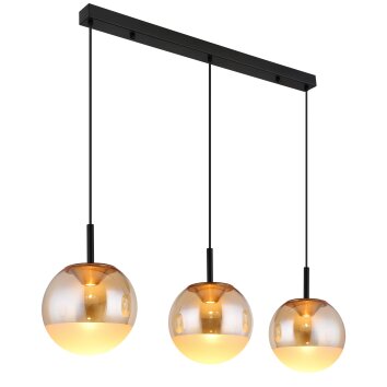 Globo Severin Pendellampa LED Svart, 1-ljuskällor