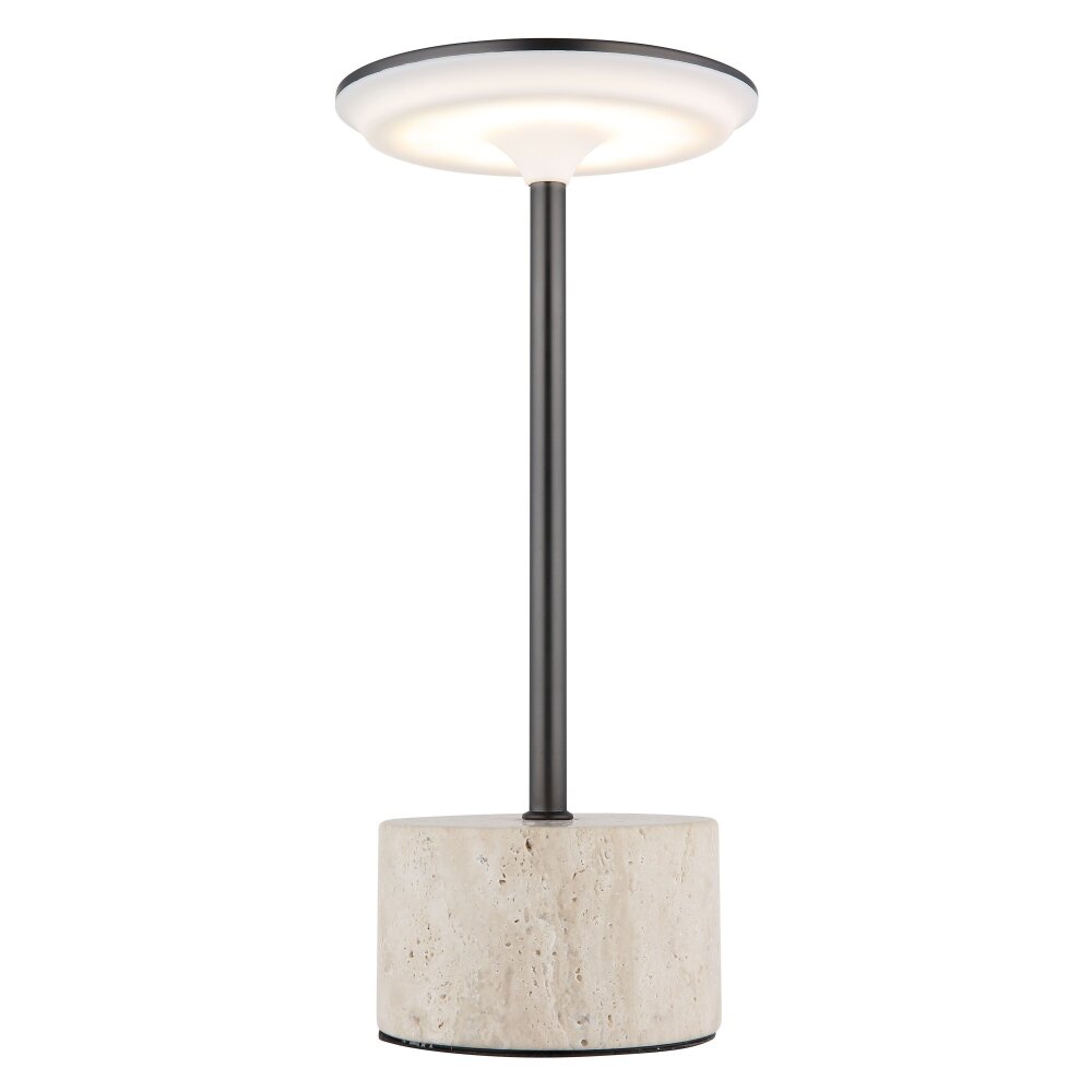 Globo Laurena Bordslampa LED Krom, Grått, Svart, 1-ljuskällor main product photo