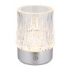 Globo Lizzy Bordslampa LED Silver, 1-ljuskällor