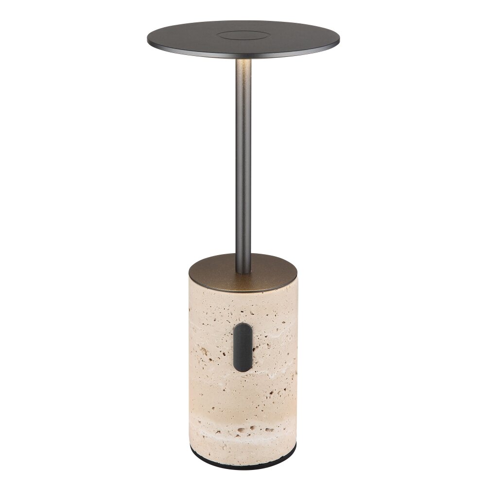 Globo Travertin Bordslampa LED Grått, 1-ljuskällor main product photo