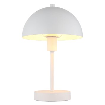 Svamplampa  Globo Atoma Bordslampa Vit, 1-ljuskällor