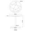 Globo Bryon Golvlampa LED Svart, 1-ljuskällor