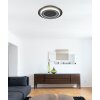 Globo Jayden Taklampa LED Svart, 1-ljuskällor, Fjärrkontroll, Färgväxlare