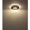Globo Marsh Taklampa LED Svart, 1-ljuskällor, Fjärrkontroll