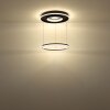 Globo Marsh Pendellampa LED Svart, 1-ljuskällor, Fjärrkontroll