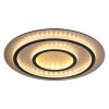 Globo Jayden Taklampa LED Guld, Svart, 1-ljuskällor, Fjärrkontroll