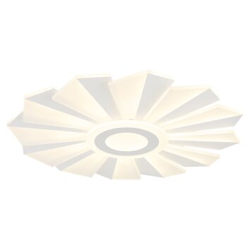 Globo Alwina Taklampa LED Vit, 1-ljuskällor, Fjärrkontroll