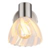 Globo Zachery Taklampa, Takstrålkastare, Vägglampa, Väggspotlight Nickel matt, 1-ljuskällor