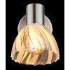 Globo Zachery Taklampa, Takstrålkastare, Vägglampa, Väggspotlight Nickel matt, 1-ljuskällor
