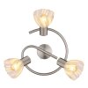Globo Zachery Taklampa Nickel matt, 3-ljuskällor