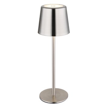 Globo Vancouver Bordslampa LED Nickel matt, 1-ljuskällor
