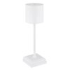 Globo Dixon Bordslampa LED Vit, 1-ljuskällor