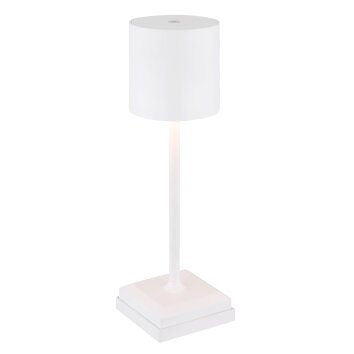 Globo Dixon Bordslampa LED Vit, 1-ljuskällor