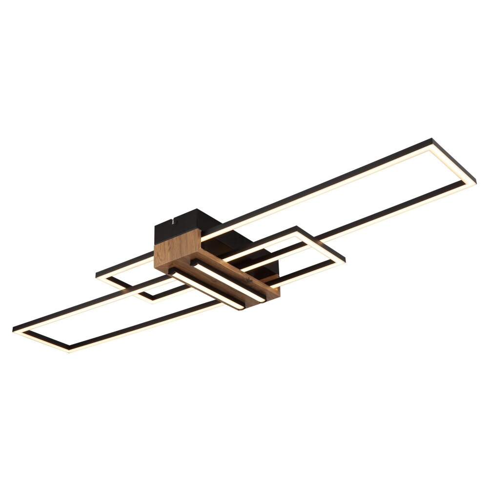 Globo Dakari Taklampa LED Naturfärger, Svart, 1-ljuskällor main product photo