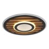 Globo Woody Taklampa LED Naturfärger, Svart, 1-ljuskällor