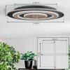 Lidor Taklampa LED Svart, 1-ljuskällor