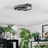 Pilor Taklampa LED Svart, 1-ljuskällor, Fjärrkontroll