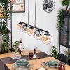 Gastor Pendellampa, kullampa, Pendelbelysning Amber, Klart, Rökfärger, 5-ljuskällor