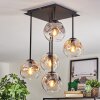 Ripoll Taklampa, kullampa Amber, Klart, Rökfärger, 5-ljuskällor