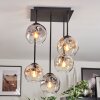 Ripoll Taklampa, kullampa Amber, Klart, Rökfärger, 5-ljuskällor