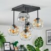 Ripoll Taklampa, kullampa Amber, Klart, Rökfärger, 5-ljuskällor