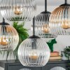 Koyoto Taklampa, kullampa Amber, Klart, Rökfärger, 5-ljuskällor