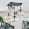 Koyoto Taklampa, kullampa Amber, Klart, Rökfärger, 5-ljuskällor