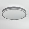 Salmi Taklampa, Panel LED Grått, Silver, 1-ljuskällor, Fjärrkontroll