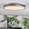 Salmi Taklampa, Panel LED Grått, Silver, 1-ljuskällor, Fjärrkontroll